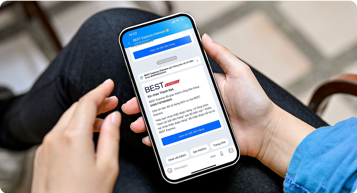BEST Express tối ưu hoạt động giao hàng nhờ Zalo Notification Service