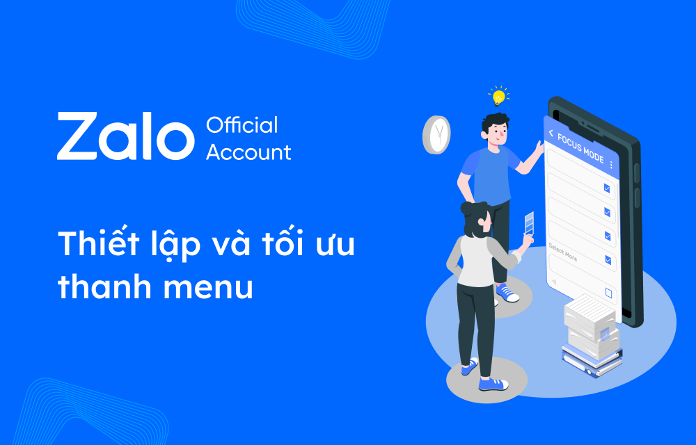 [Cập nhật] Thanh menu cho Official Account trên Zalo | Zalo Official ...