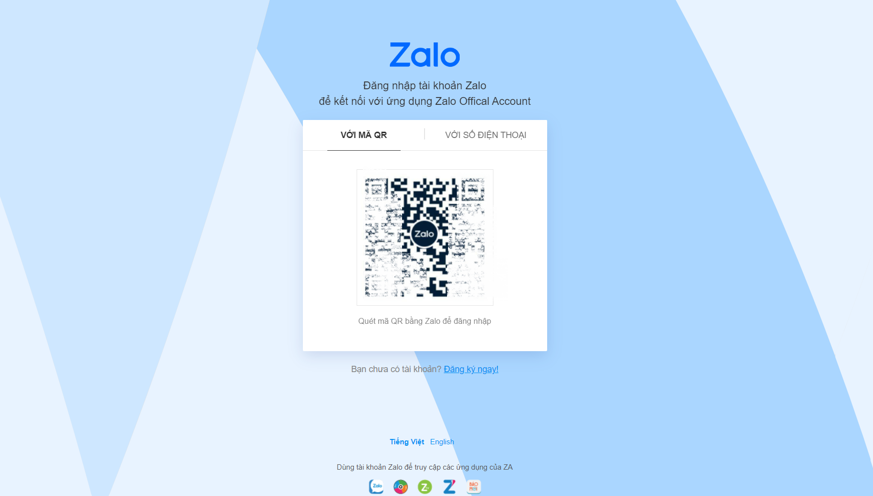 Hướng dẫn đăng ký tài khoản Zalo Official Account - Doanh Nghiệp | Zalo Official Account